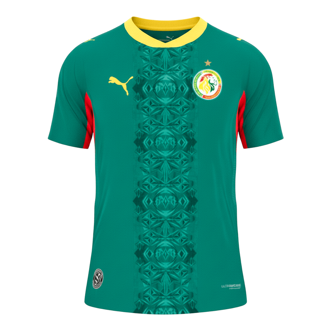 Senegal Away Soccer Jersey World Cup 2026 Green - gojersey
