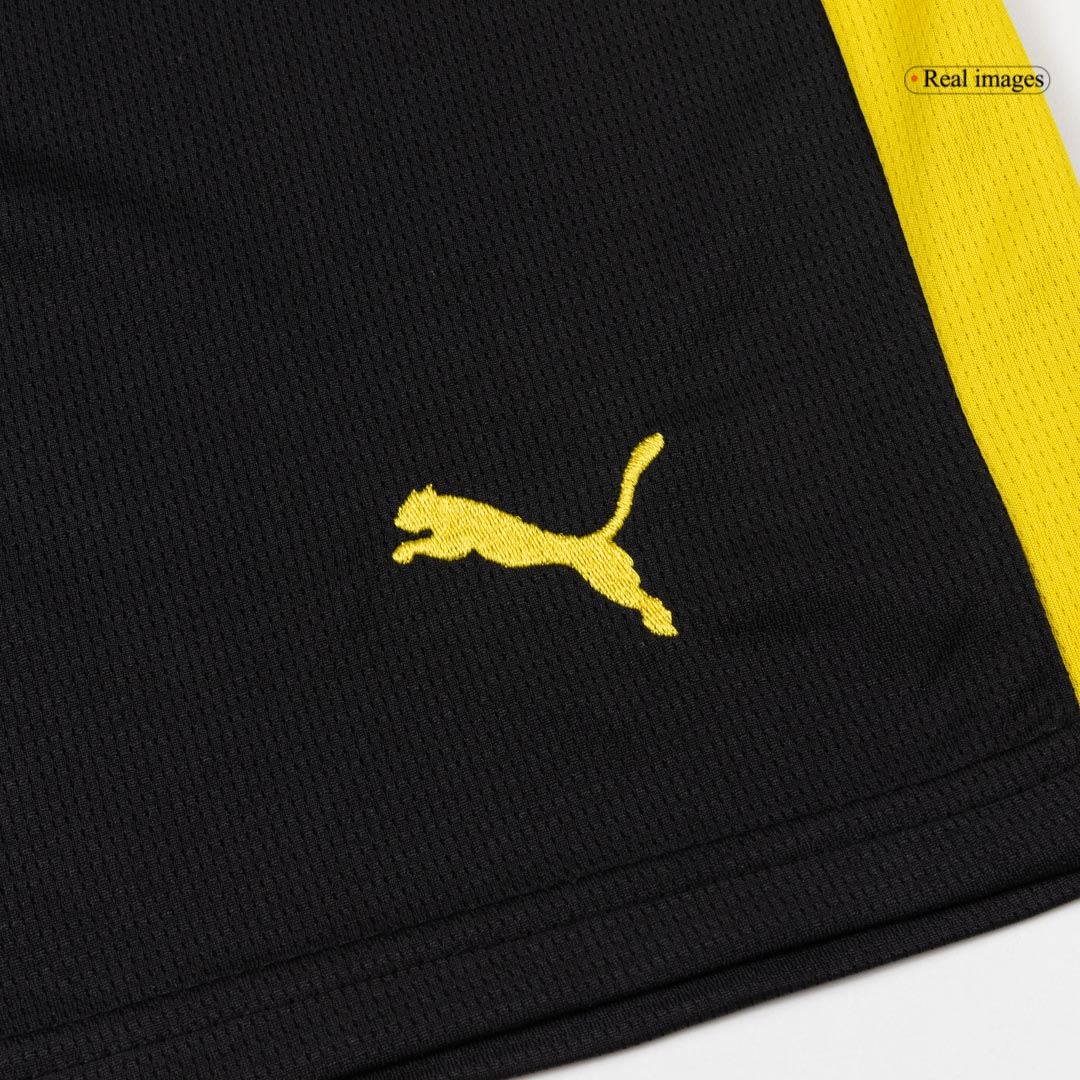 25/26 Kid's Borussia Dortmund Home Soccer Jersey Kit(Jersey+Shorts) Yellow - gojersey