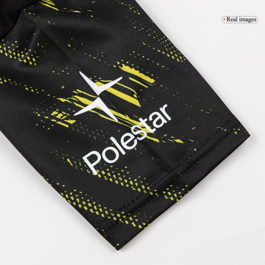 25/26 Kid's Borussia Dortmund Home Soccer Jersey Kit(Jersey+Shorts) Yellow - gojersey