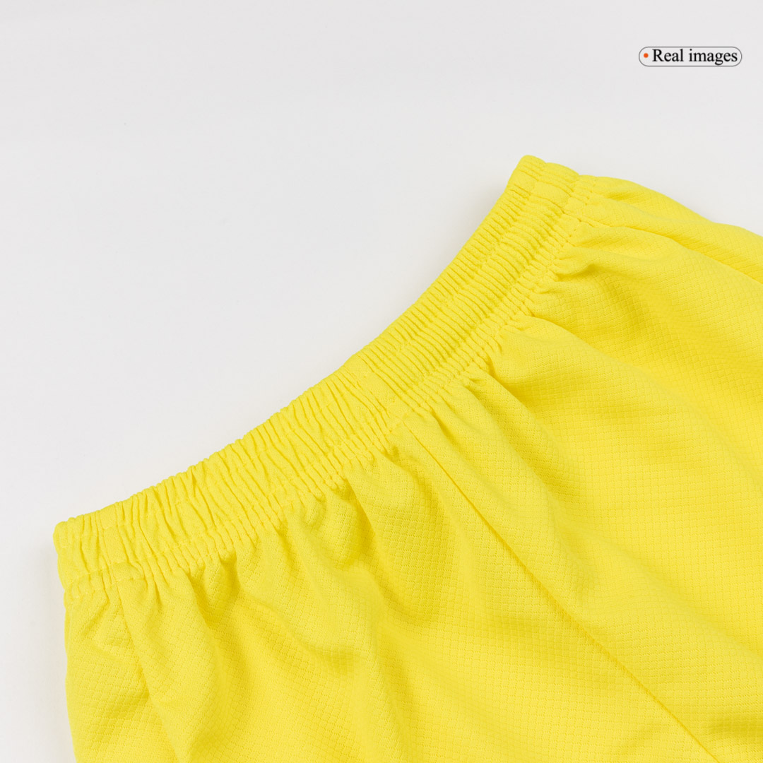 Kid's Tottenham Hotspur Third Soccer Jersey Kit(Jersey+Shorts) 25/26 Yellow - gojersey