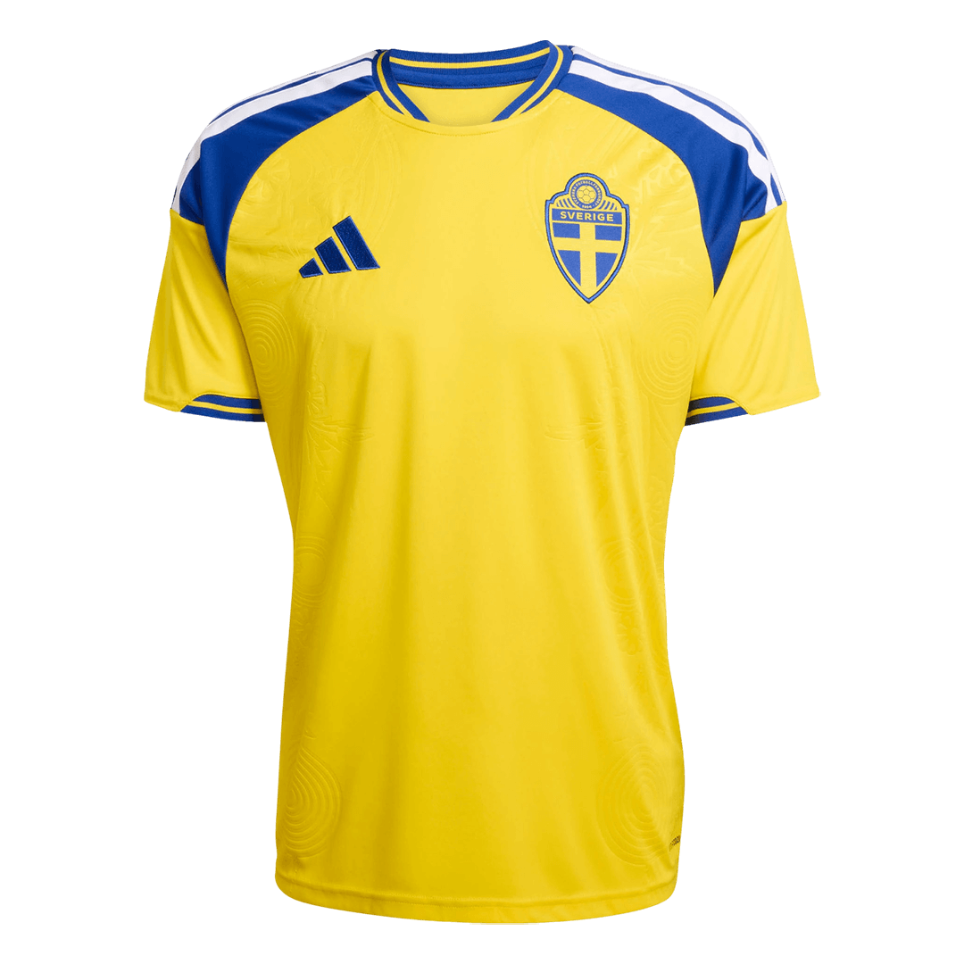 Sweden Home Soccer Jersey World Cup 2026 Yellow - gojersey