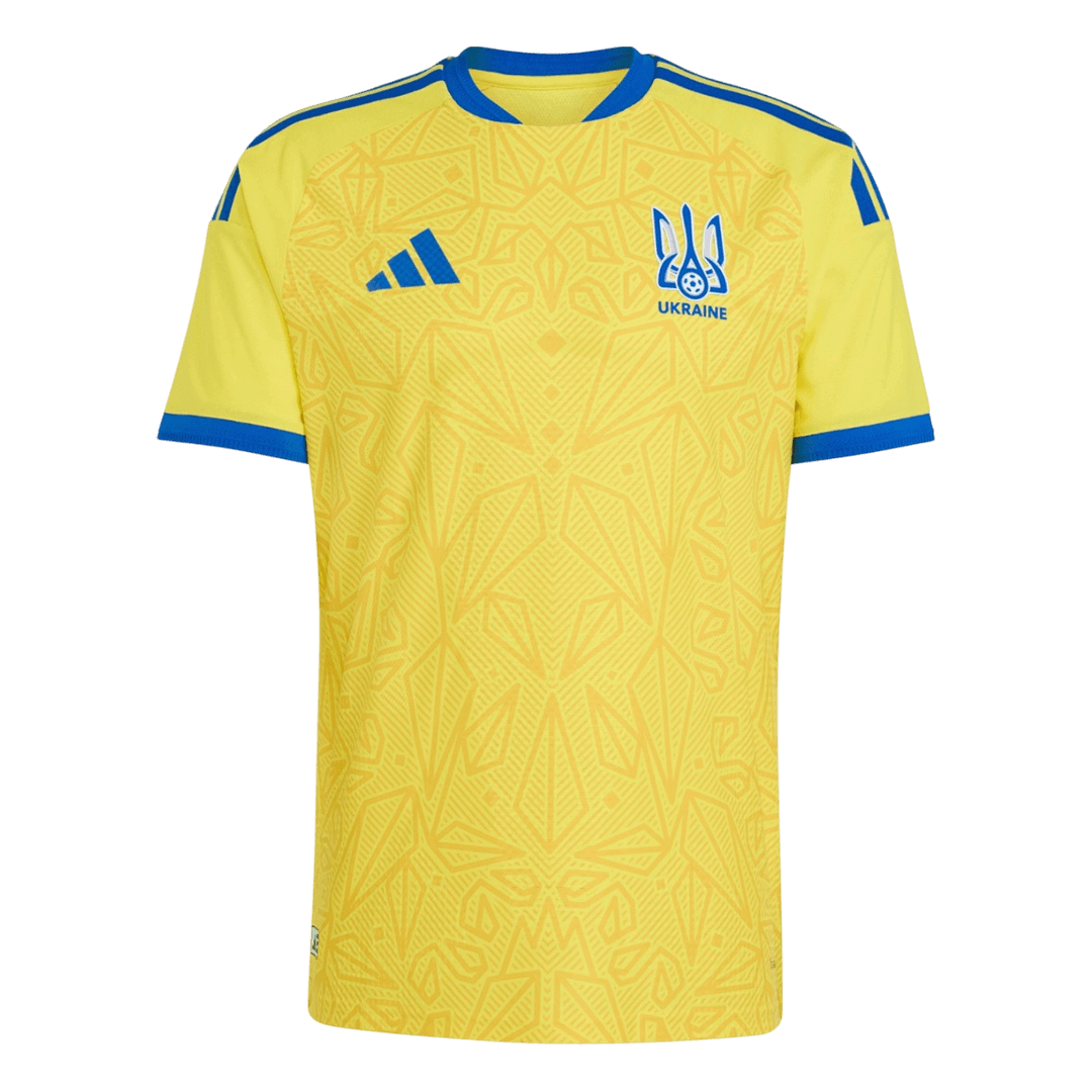 Ukraine Home Soccer Jersey World Cup 2026 Yellow - gojersey