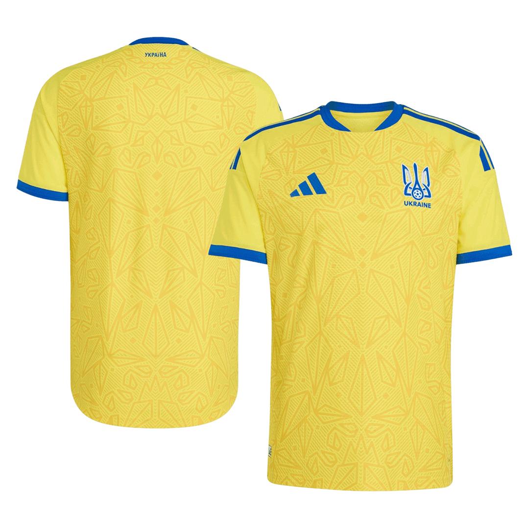 Ukraine Home Soccer Jersey World Cup 2026 Yellow - gojersey