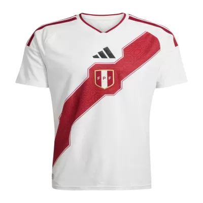 Peru Home Soccer Jersey World Cup 2026 White - gojersey