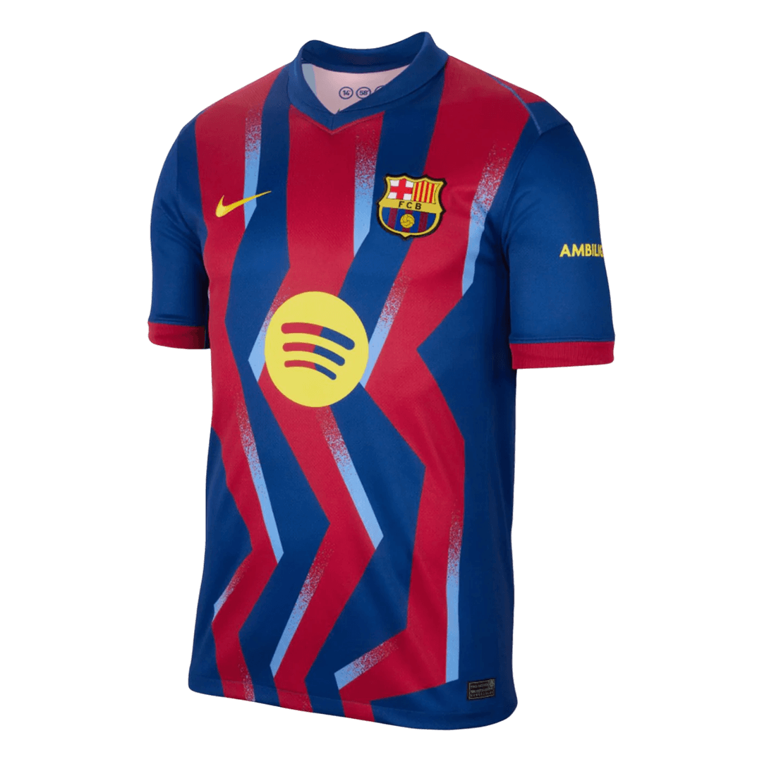 Barcelona LEWANDOWSKI #9 Fourth Away Soccer Jersey 2025/26 - gojersey