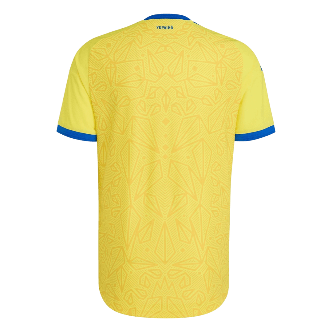 Ukraine Home Soccer Jersey World Cup 2026 Yellow - gojersey