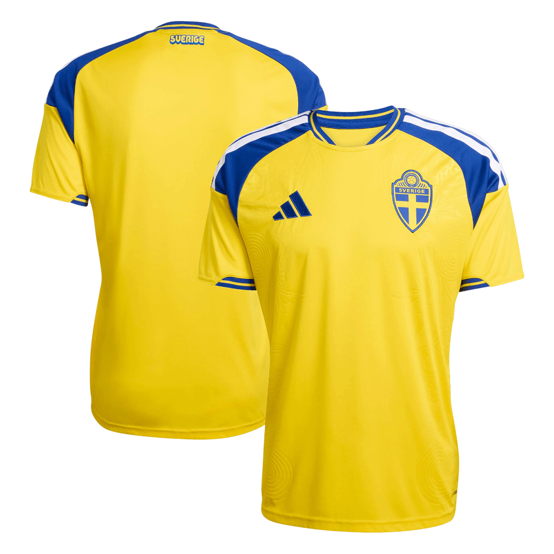 Sweden Home Soccer Jersey World Cup 2026 Yellow - gojersey