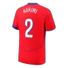 HAKIMI #2 Authentic PSG Third  Soccer Jersey 25/26 Red - gojersey
