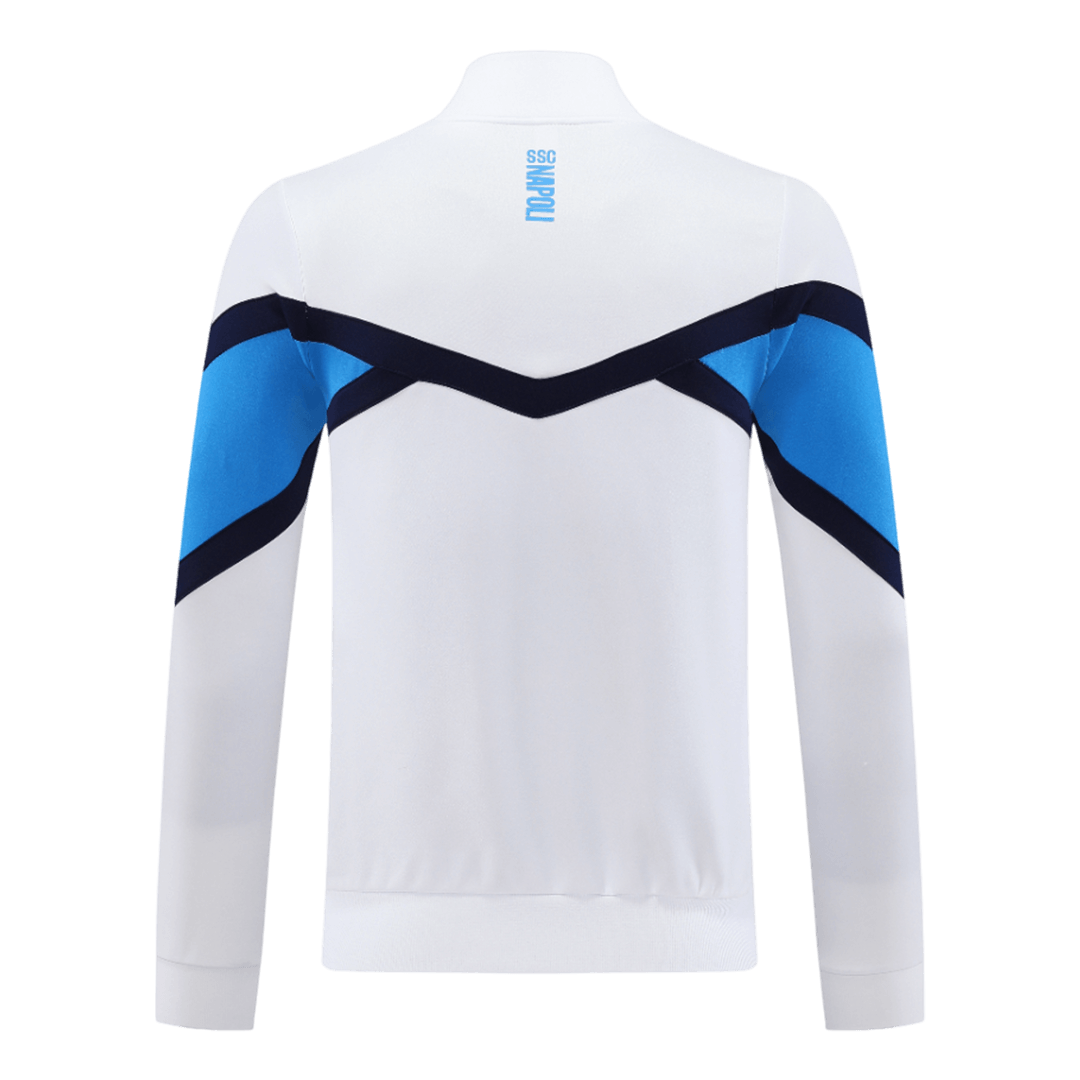 25/26 Napoli Training Jacket Kit White - gojersey