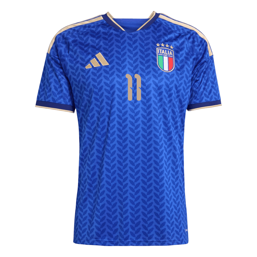 RASPADORI #11 Italy Home Soccer Jersey World Cup 2026 Blue - gojersey