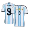 Argentina J.ÁLVAREZ #9 Home Soccer Jersey Authentic 2026 - gojersey