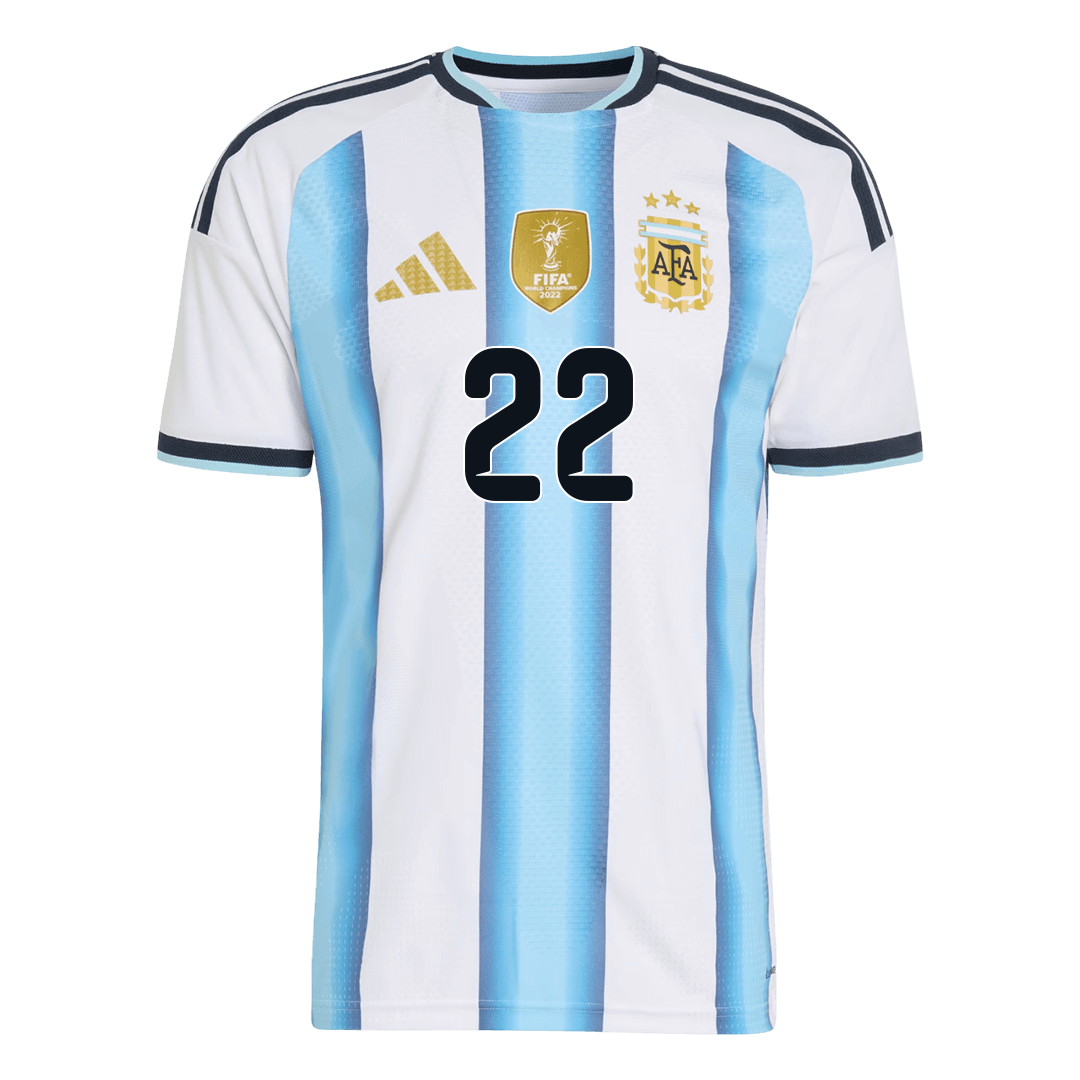 Argentina L.MARTÍNEZ #22 Home Soccer Jersey Authentic 2026 - gojersey