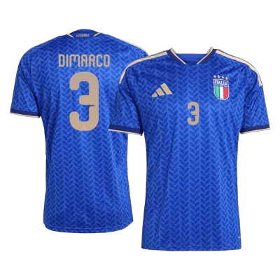 DIMARCO #3 Italy Home Soccer Jersey World Cup 2026 Blue - gojersey