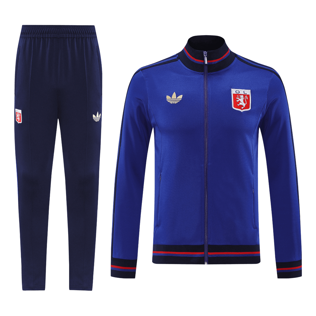 Olympique Lyonnais Training Kit 2025/26 - Blue (Jacket+Pants) - gojersey