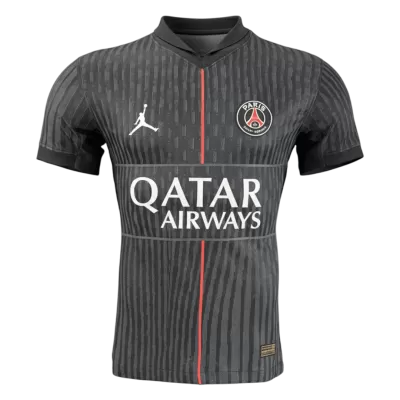 Player Version PSG Fourth Soccer Jersey 25/26 Black - gojersey
