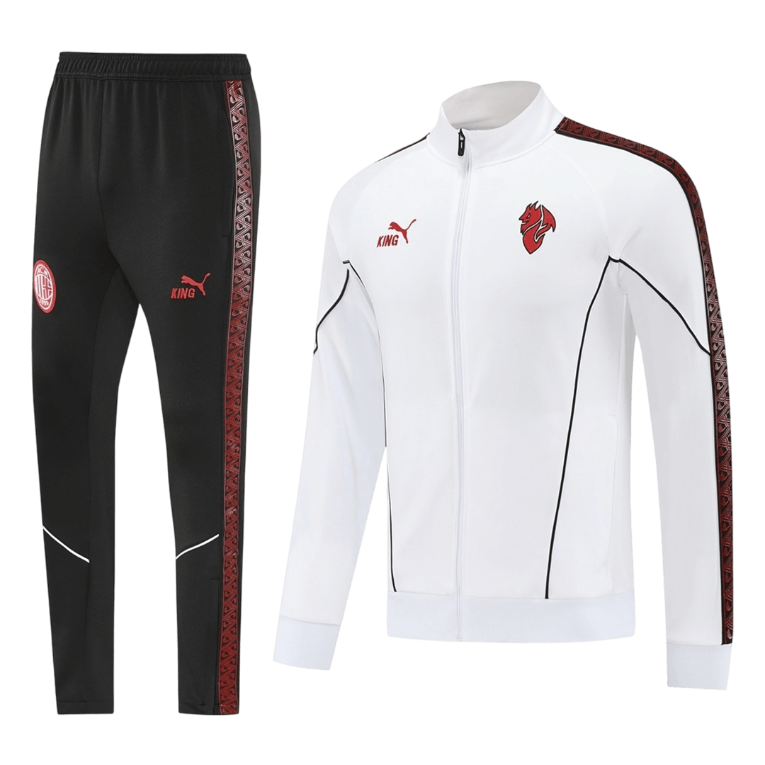 AC Milan Training Kit 2025/26 - White (Jacket+Pants) - gojersey