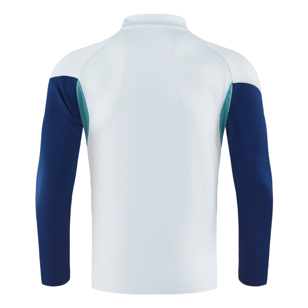 Kid's Arsenal Zipper Sweatshirt Kit(Top+Pants) 25/26 White - gojersey