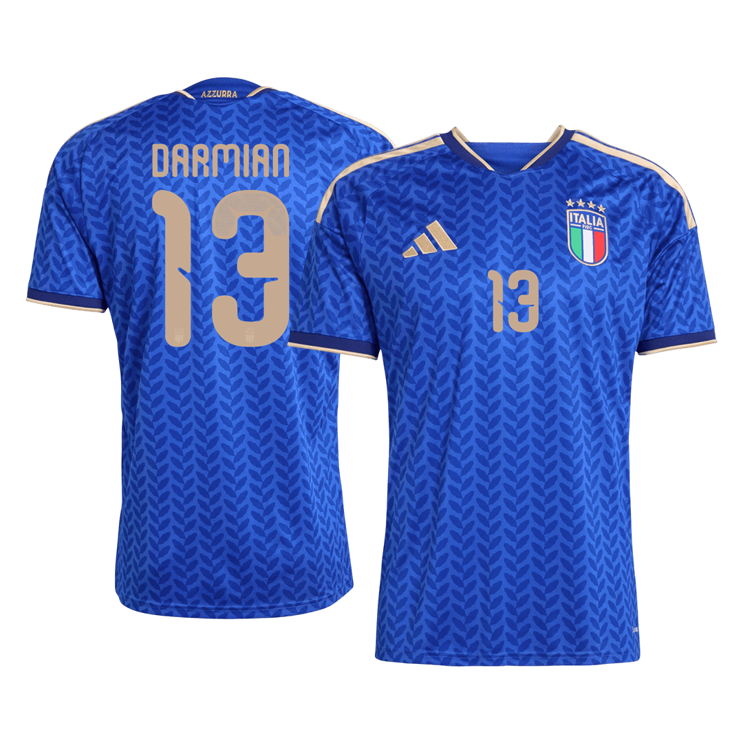 DARMIAN #13 Italy Home Soccer Jersey World Cup 2026 Blue - gojersey