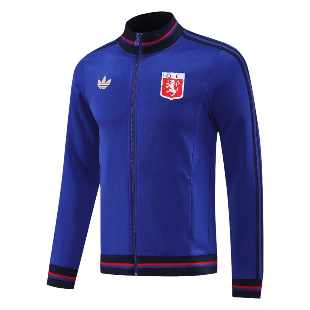 25/26 Olympique Lyonnais Training Jacket Blue - gojersey