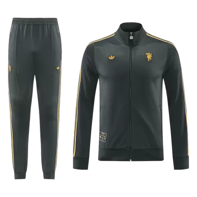 Manchester United Training Kit 2025/26 - Black (Jacket+Pants) - gojersey