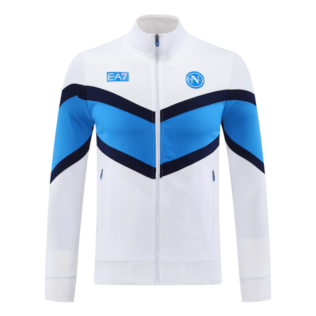 25/26 Napoli Training Jacket Kit White - gojersey