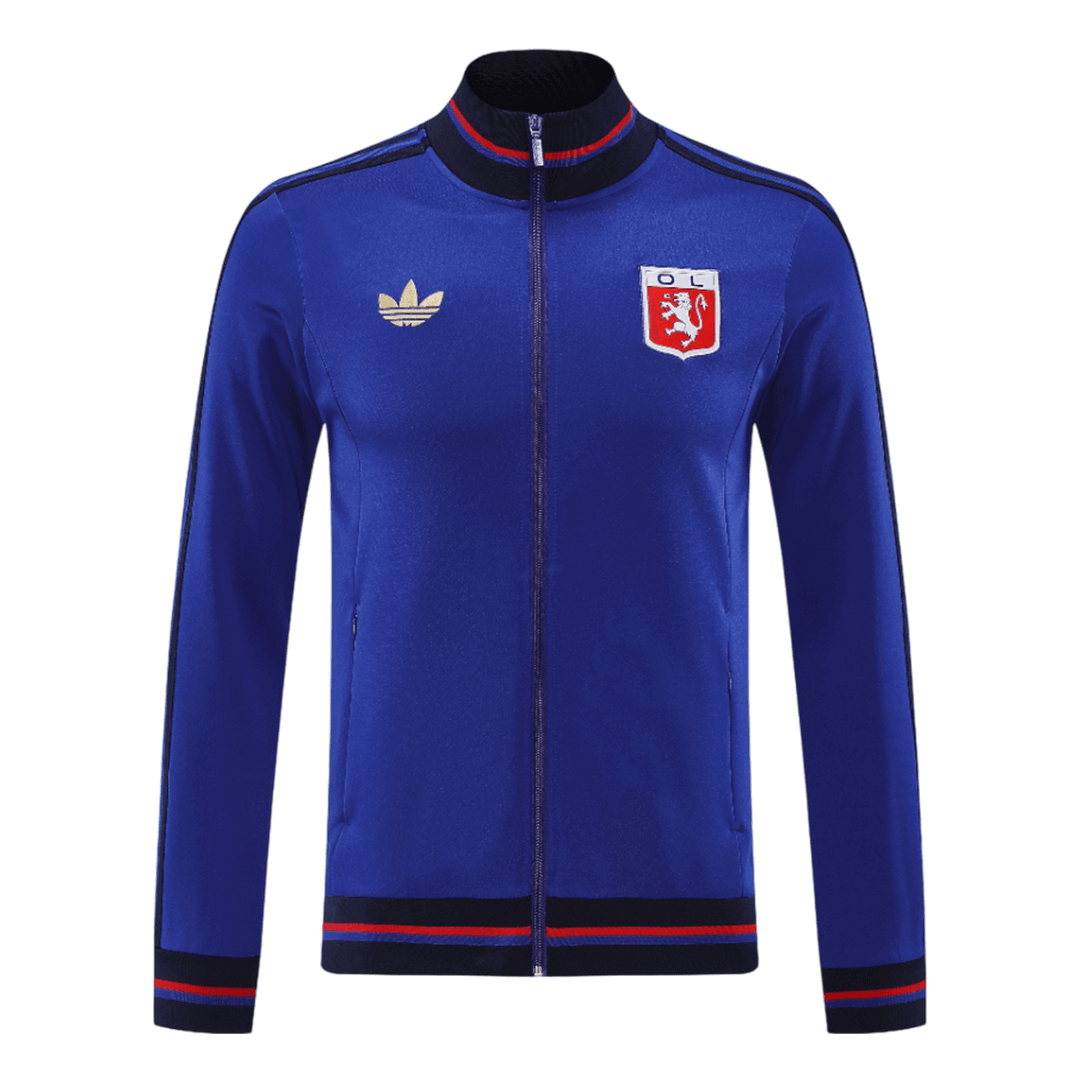 25/26 Olympique Lyonnais Training Jacket Blue - gojersey