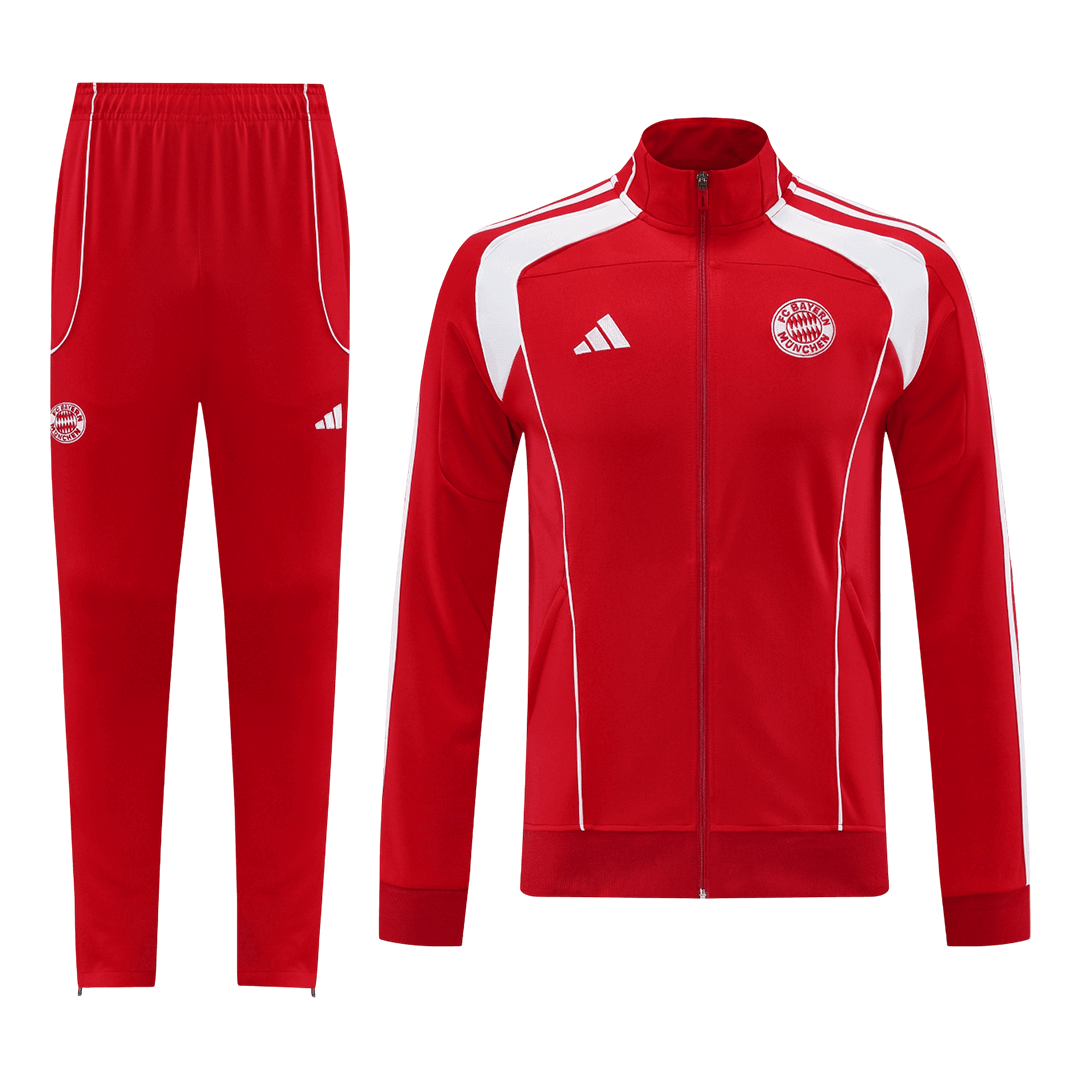 Bayern Munich Training Kit 2025/26 - Red (Jacket+Pants) - gojersey