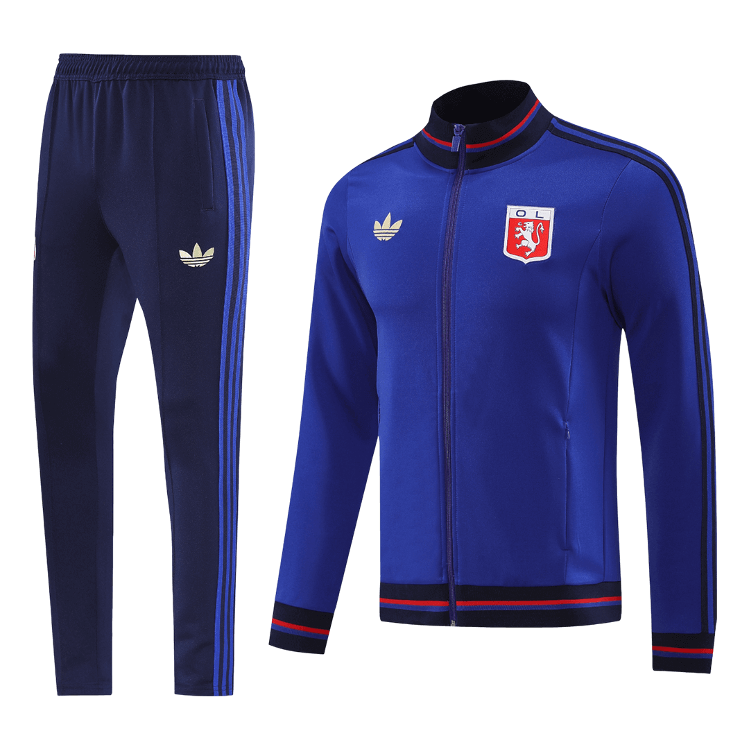 Olympique Lyonnais Training Kit 2025/26 - Blue (Jacket+Pants) - gojersey