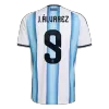 J.ÁLVAREZ #9 Argentina Home Soccer Jersey World Cup 2026 Blue&White - gojersey