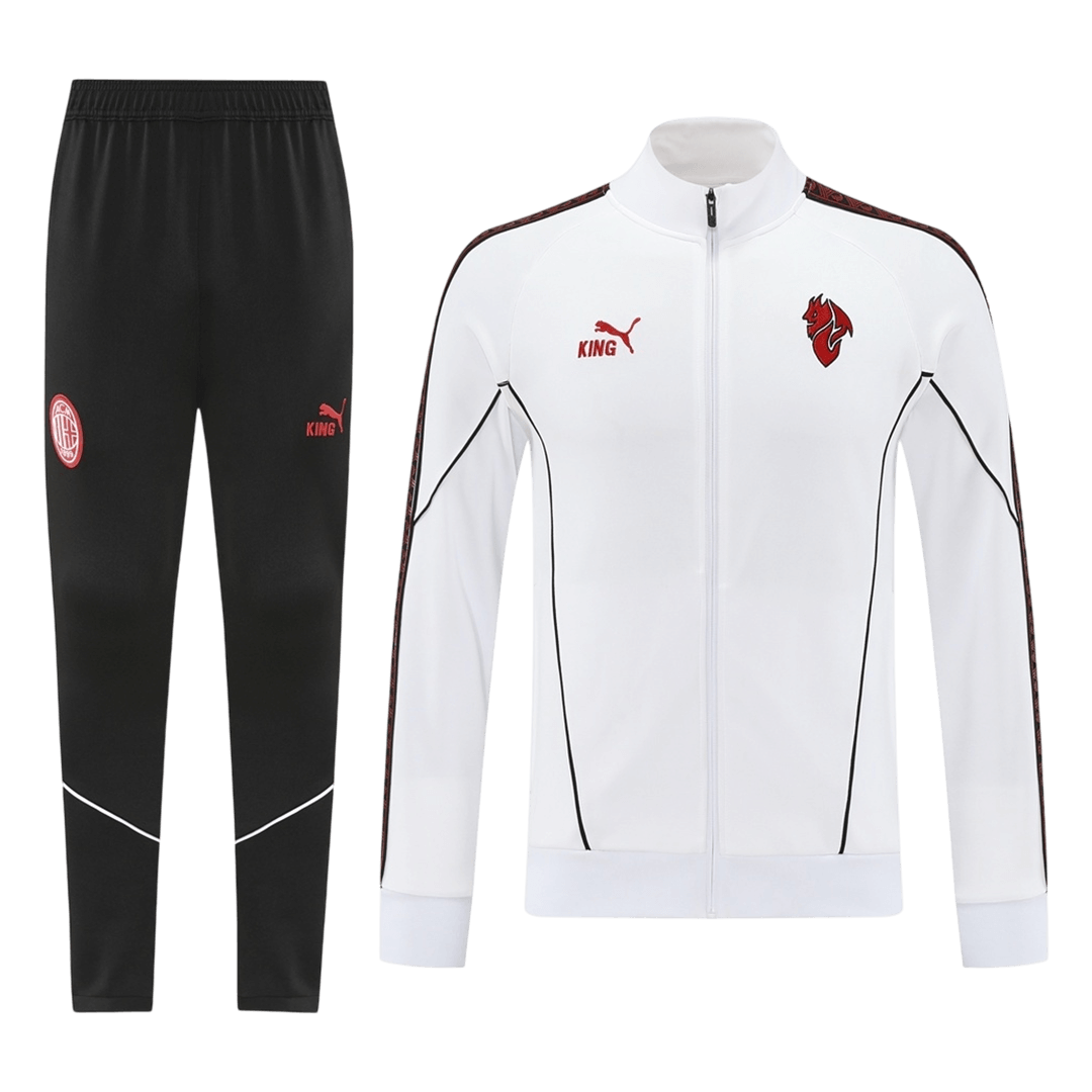 AC Milan Training Kit 2025/26 - White (Jacket+Pants) - gojersey