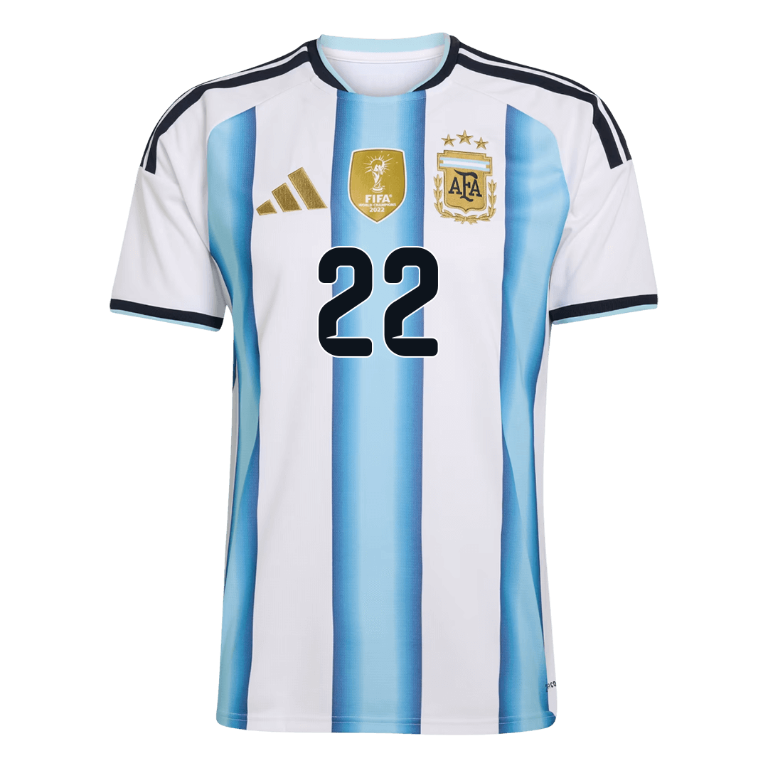 L.MARTÍNEZ #22 Argentina Home Soccer Jersey World Cup 2026 Blue&White - gojersey