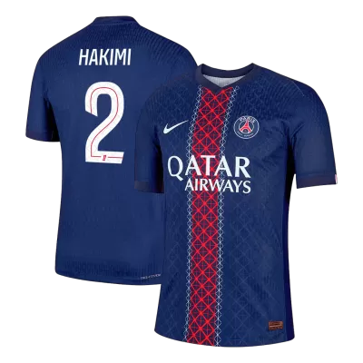 HAKIMI #2 Authentic PSG Home Soccer Jersey 2025/26 Navy - gojersey
