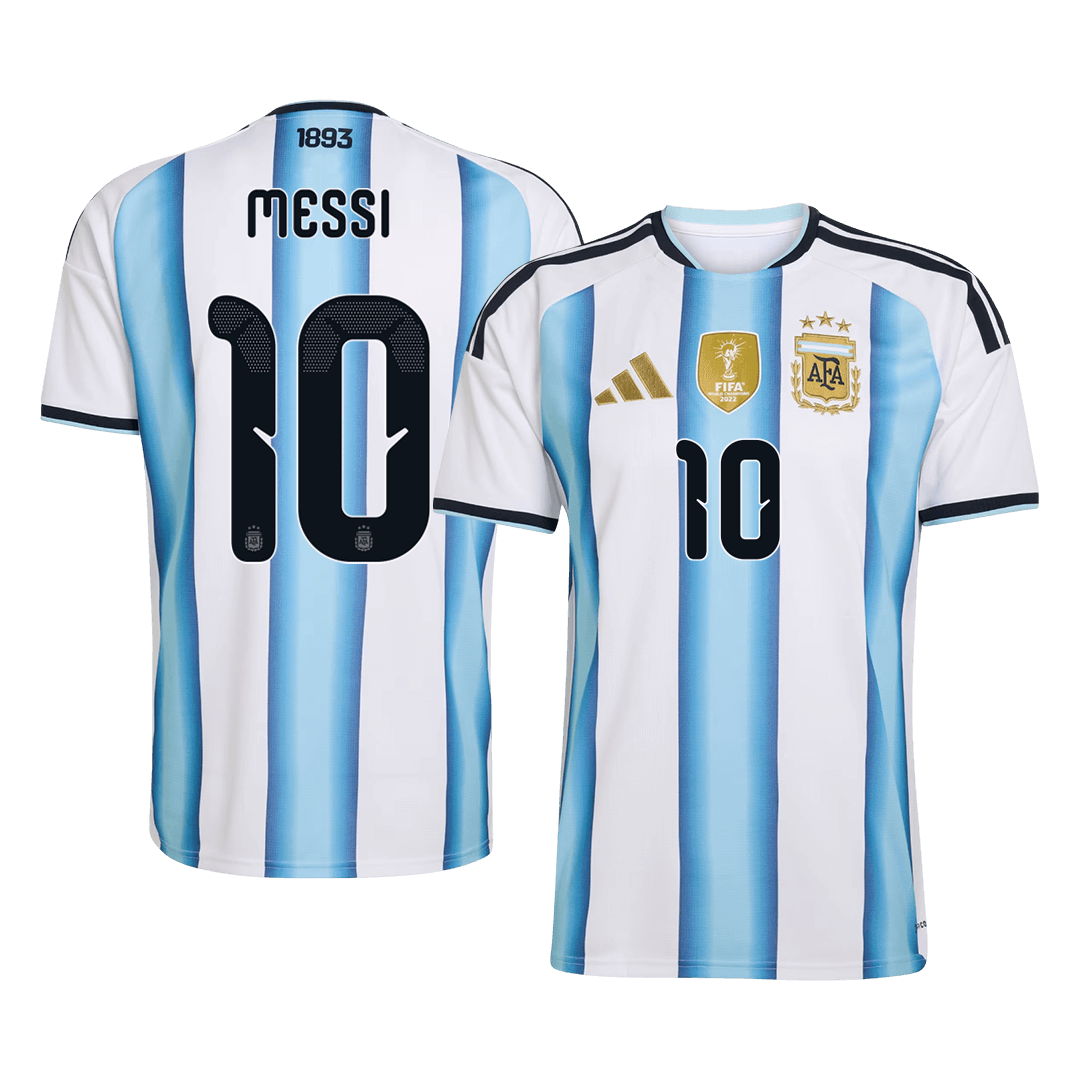 MESSI #10 Argentina Home Soccer Jersey World Cup 2026 Blue&White - gojersey