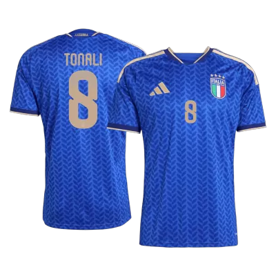 TONALI #8 Italy Home Soccer Jersey World Cup 2026 Blue - gojersey