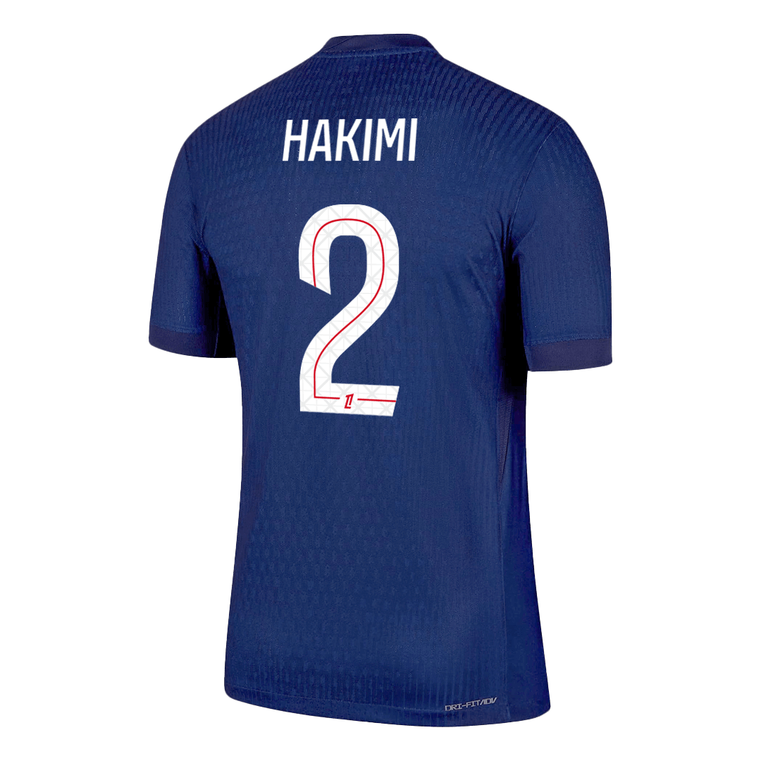 HAKIMI #2 Authentic PSG Home Soccer Jersey 2025/26 Navy - gojersey