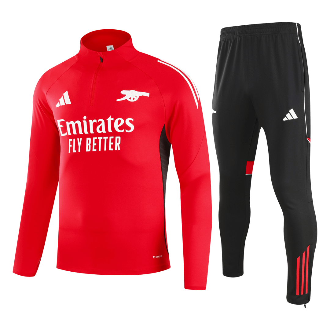 Arsenal Sweatshirt Kit 2025/26 - Red (Top+Pants) - gojersey
