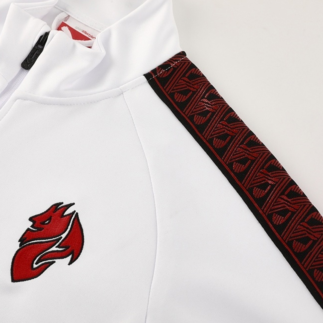 AC Milan Training Kit 2025/26 - White (Jacket+Pants) - gojersey