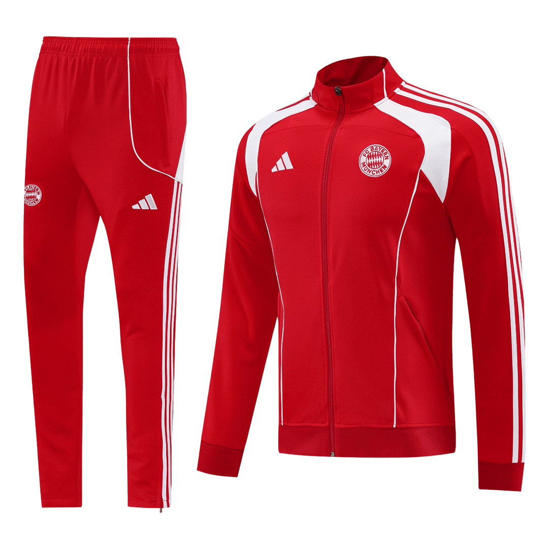 Bayern Munich Training Kit 2025/26 - Red (Jacket+Pants) - gojersey