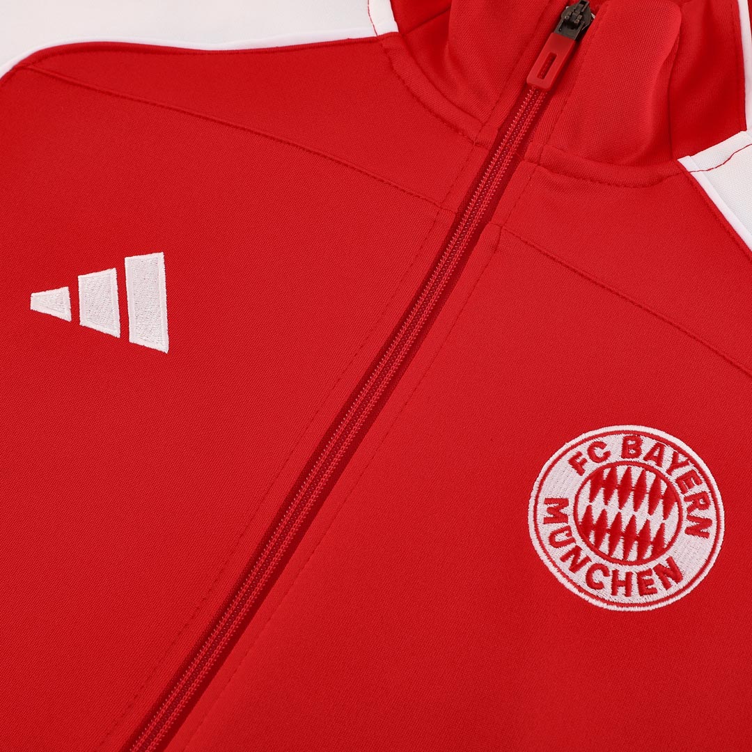 Bayern Munich Training Kit 2025/26 - Red (Jacket+Pants) - gojersey