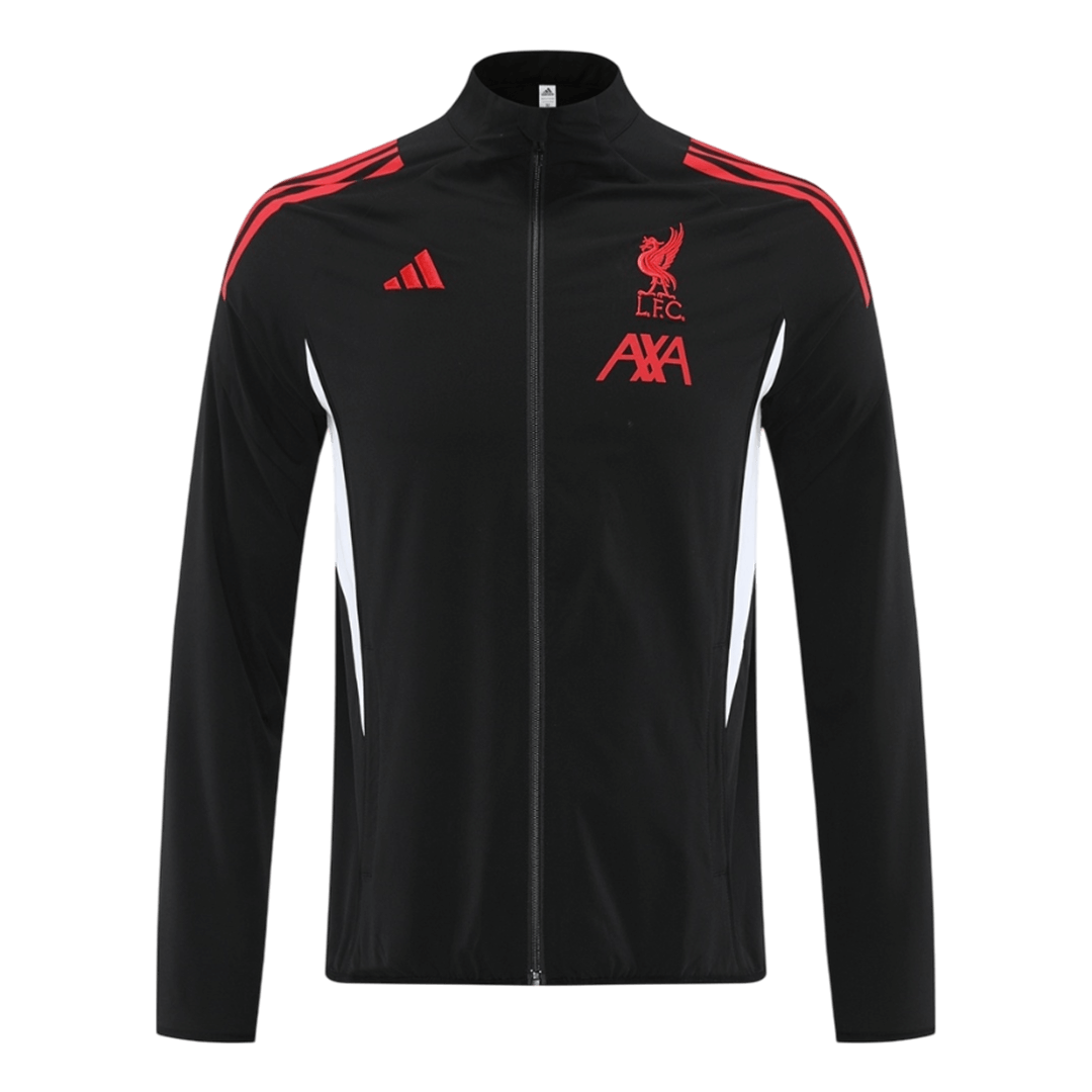 25/26 Liverpool Windbreaker Jacket Black - gojersey