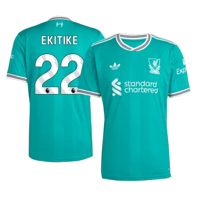 Liverpool EKITIKE #22 Third Away Soccer Jersey 2025/26 - gojersey