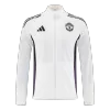 25/26 Manchester United Windbreaker Jacket White - gojersey