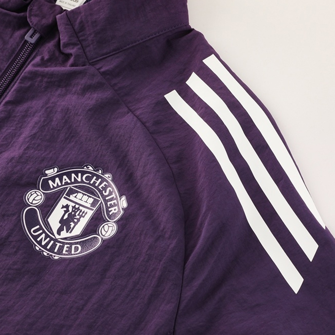 25/26 Manchester United Windbreaker Jacket Purple - gojersey