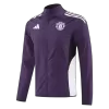25/26 Manchester United Windbreaker Jacket Purple - gojersey