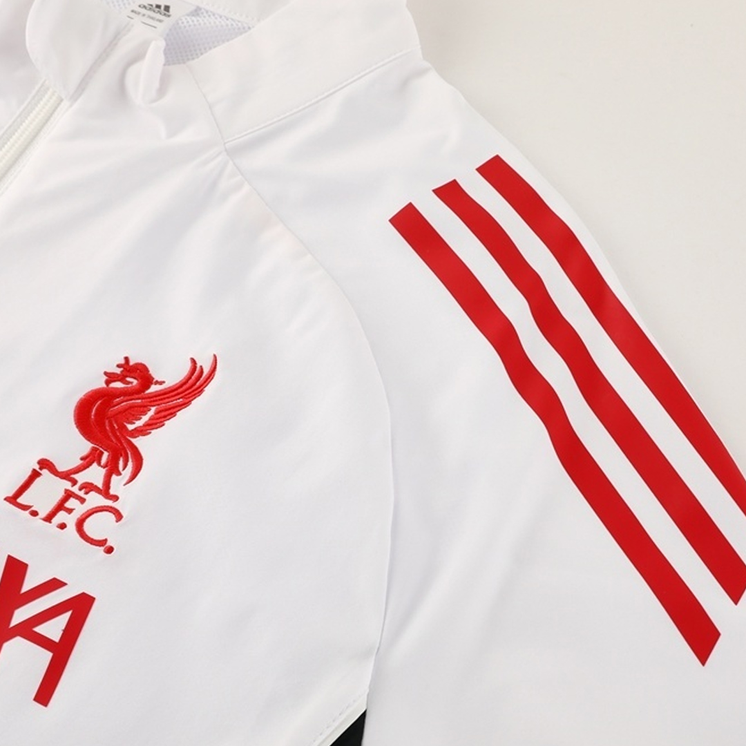 25/26 Liverpool Windbreaker Jacket White - gojersey