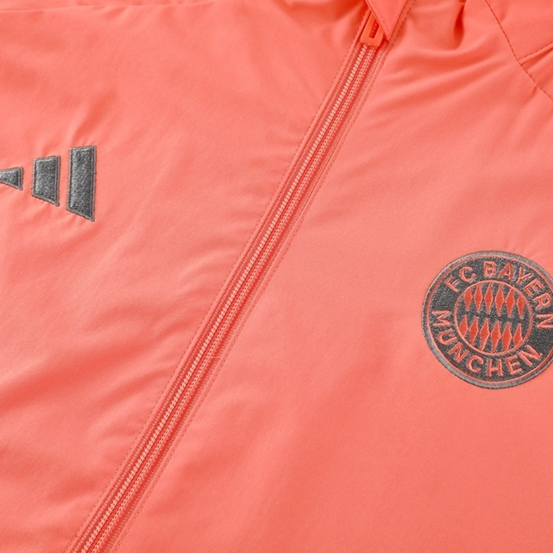 25/26 Bayern Munich Windbreaker Jacket Orange - gojersey