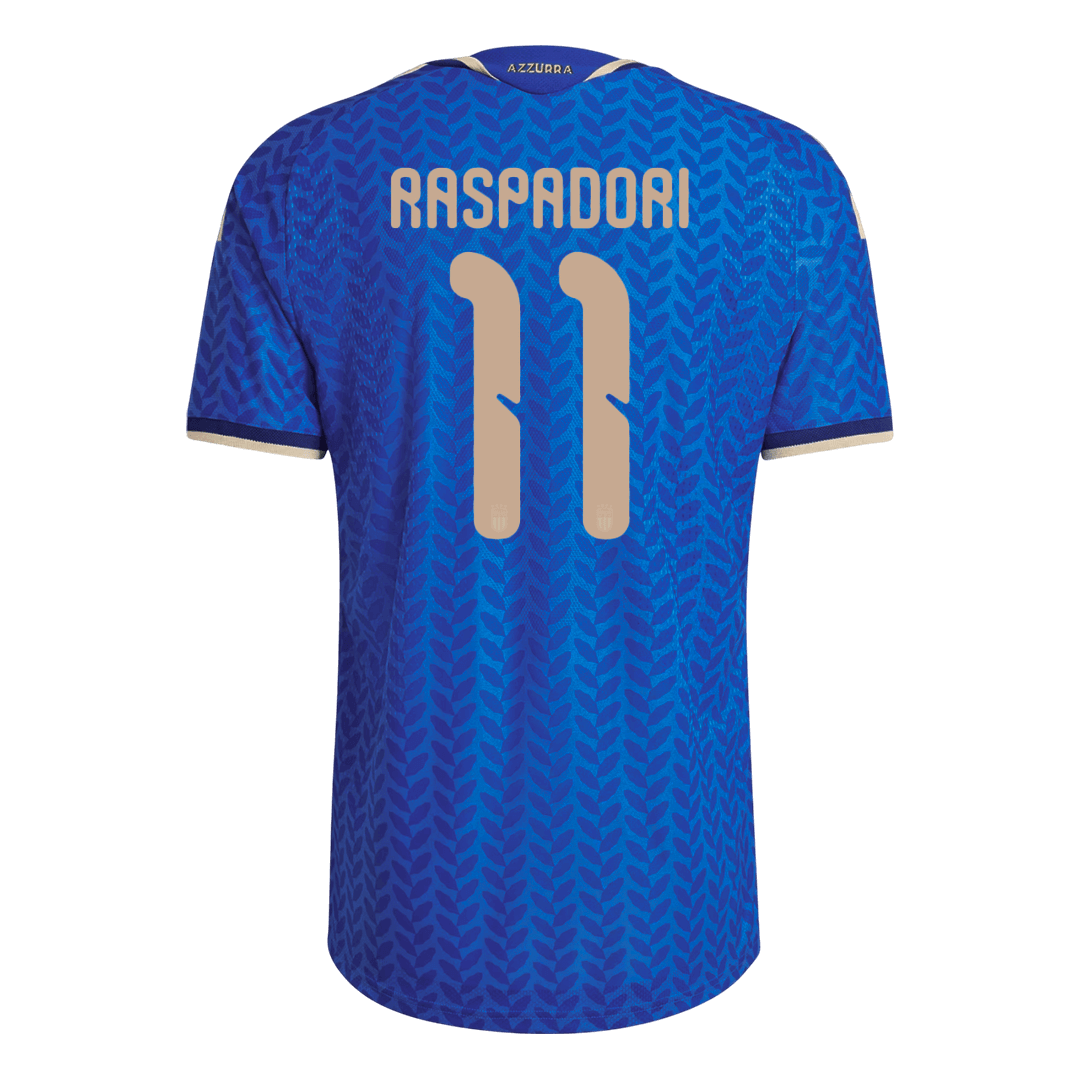 Italy RASPADORI #11 Home Soccer Jersey Authentic 2026 - gojersey
