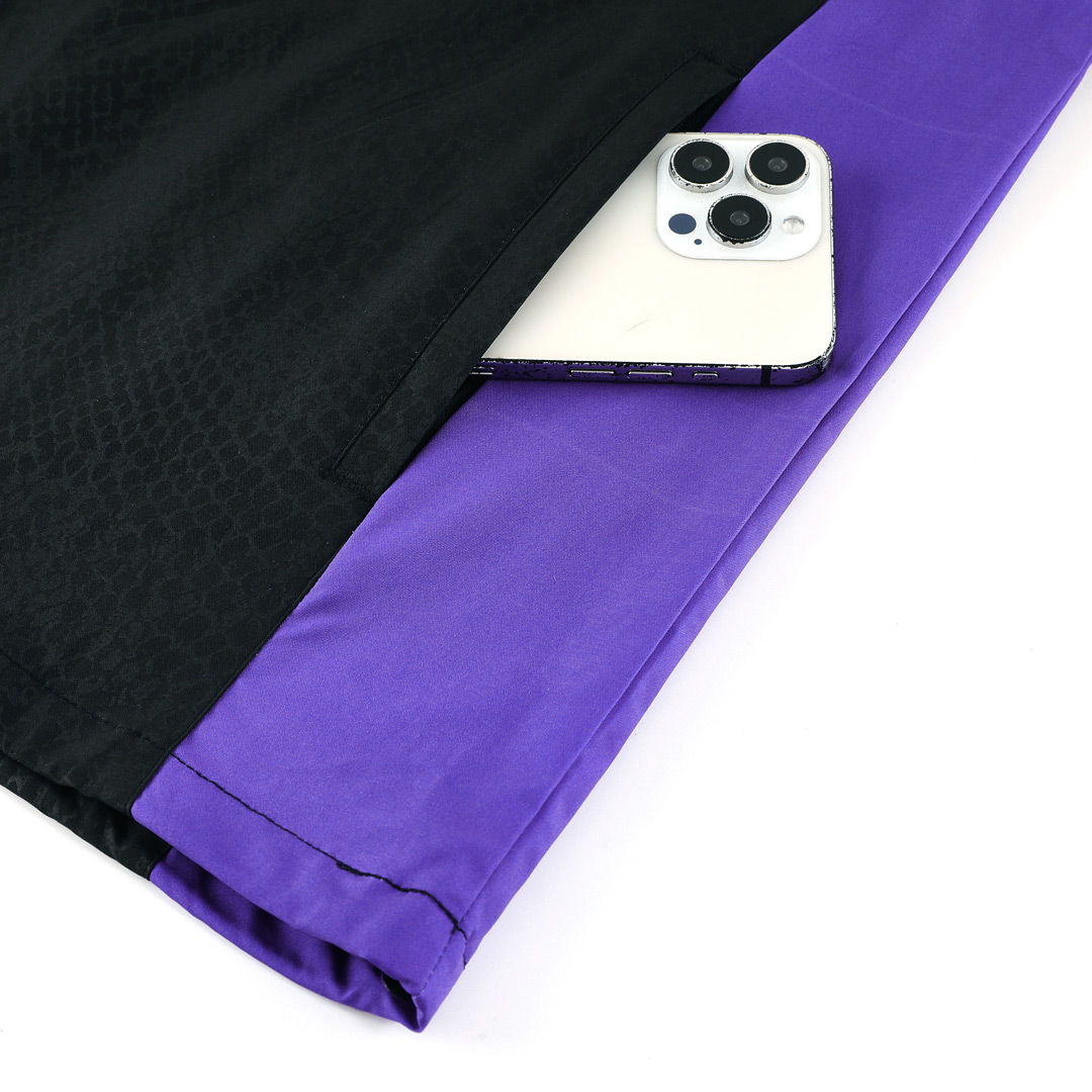 25/26 Barcelona Windbreaker Jacket Black - gojersey