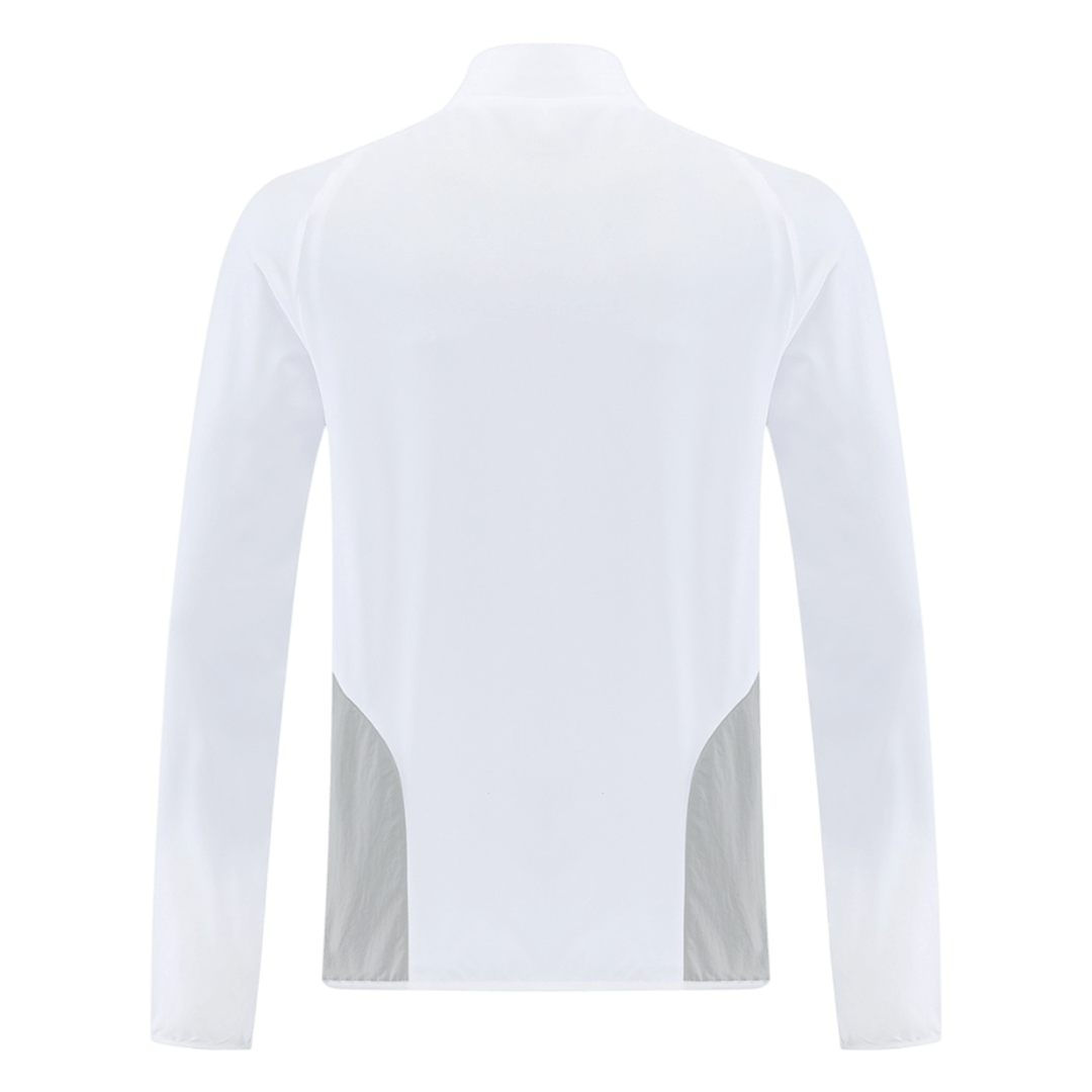 25/26 Real Madrid Windbreaker Jacket White - gojersey