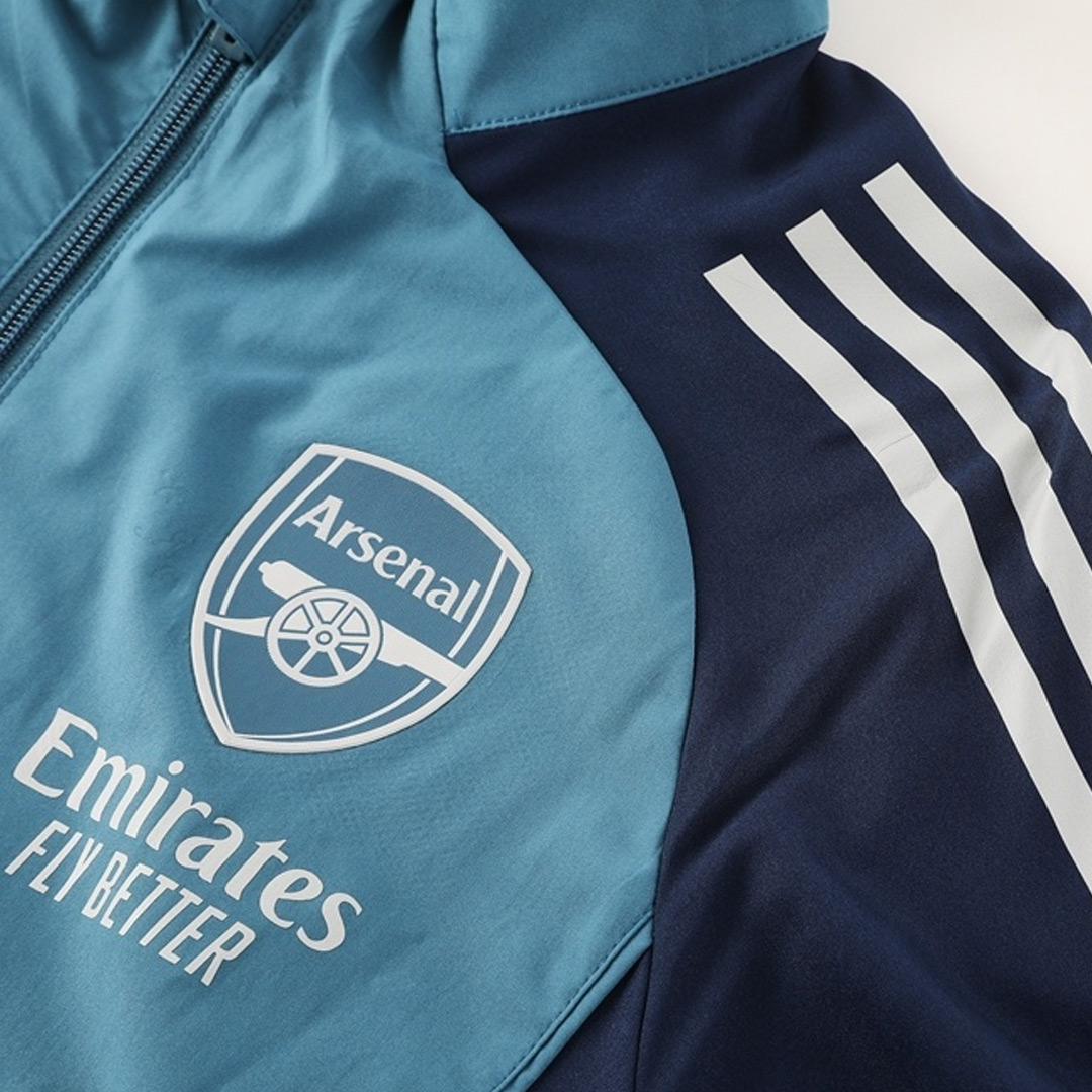 25/26 Arsenal Windbreaker Jacket Blue - gojersey
